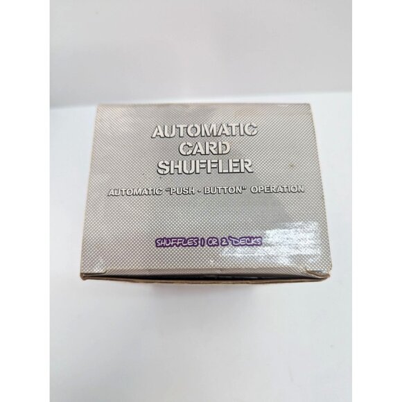 Automatic Card Shuffler Automatic Push Button Operation with Cards No Batteries - Picture 5 of 6